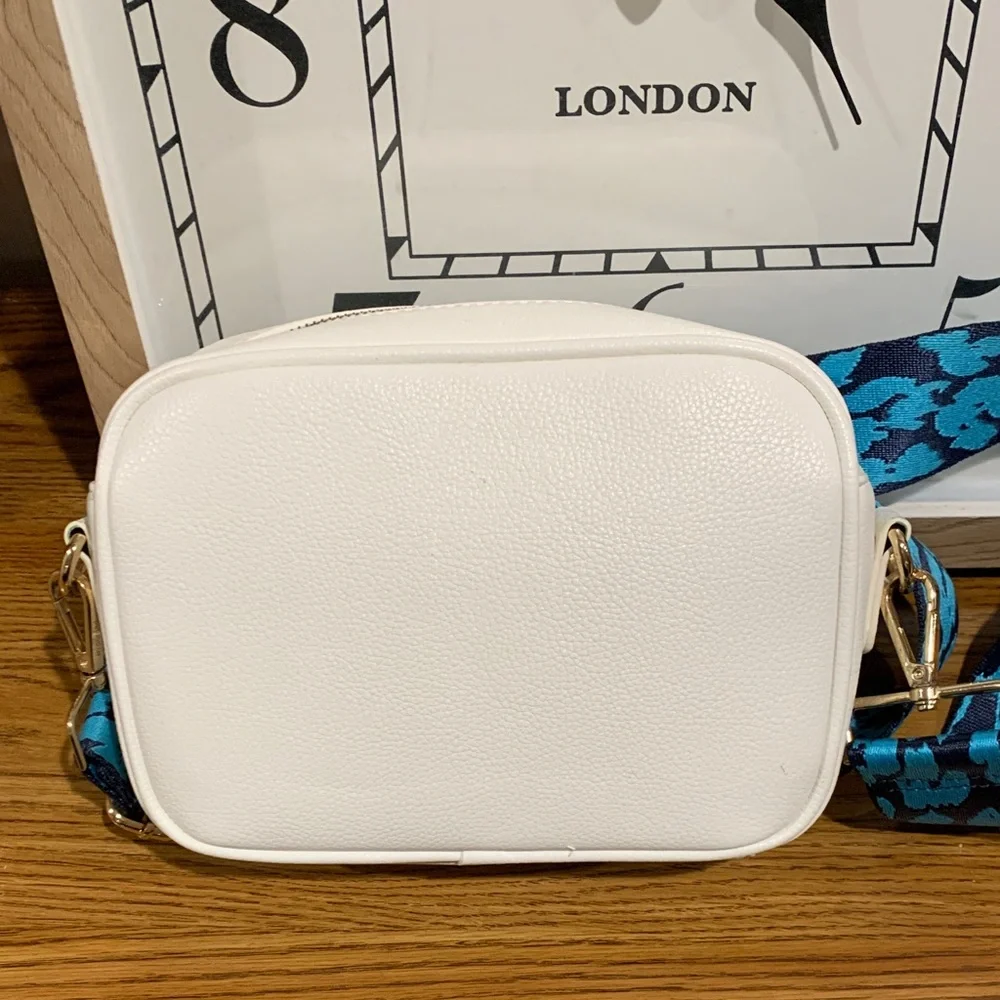 Ah Dorned Crossbody Bag with Blue Strap